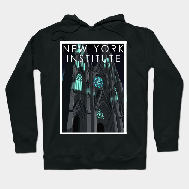 New York Institute Hoodie by Omega Art